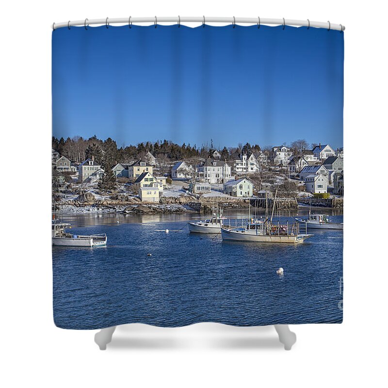 Stonington Shower Curtain featuring the photograph In The Morning Light by Evelina Kremsdorf