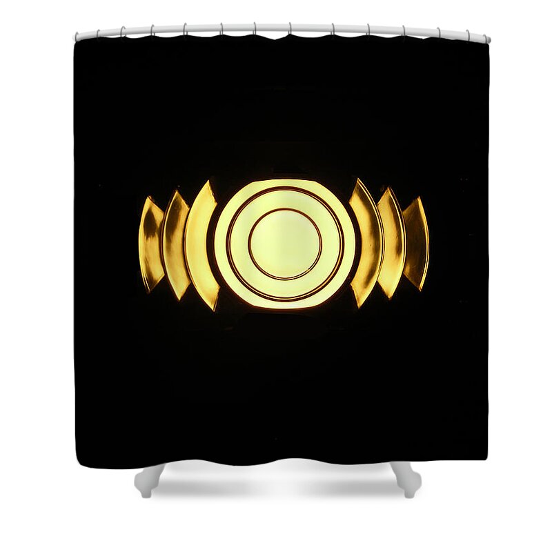 Gold Shower Curtain featuring the photograph Infinite Gold by Jan Marvin by Jan Marvin