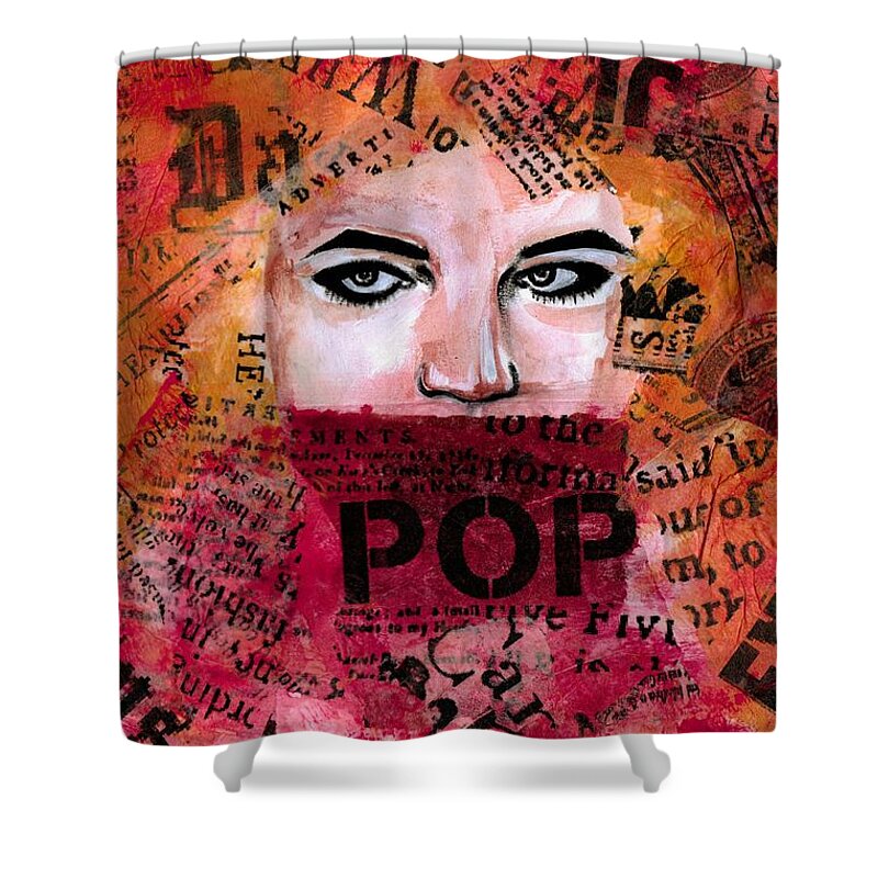 Retro Shower Curtain featuring the photograph Influenced by Artist RiA