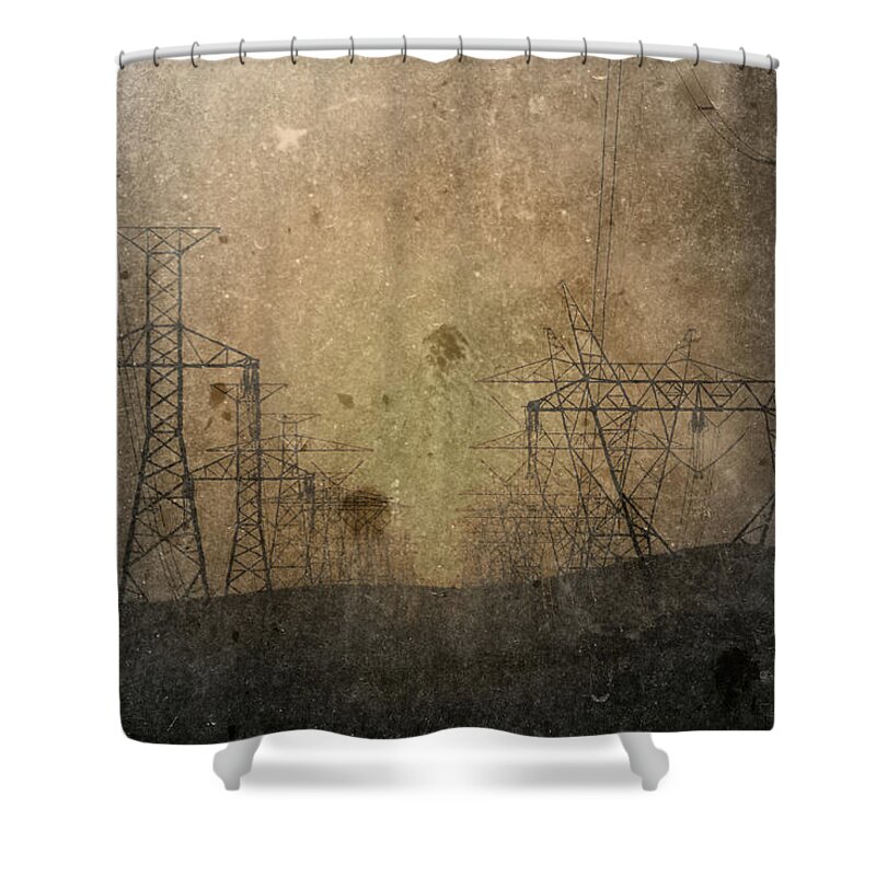 Power Shower Curtain featuring the photograph Injection by Mark Ross