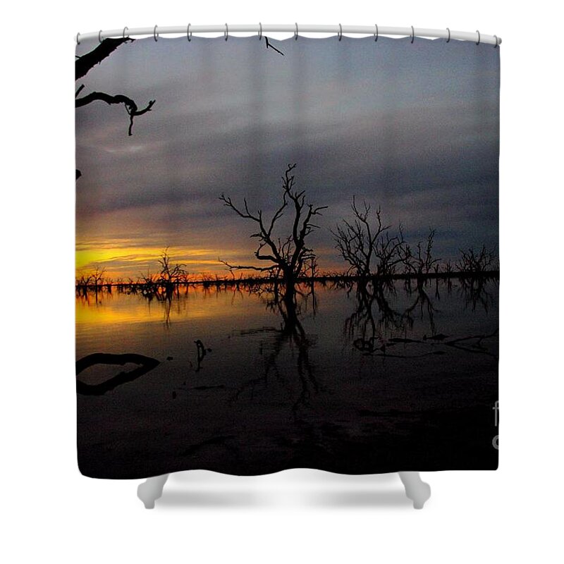 Into The Night Shower Curtain featuring the photograph Into the Night by Blair Stuart