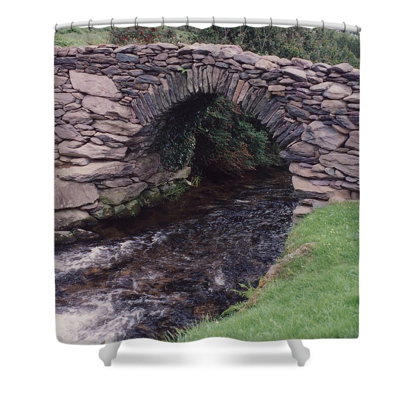 Ireland Shower Curtain featuring the photograph Ireland Timeless Waters Flow by First Star Art