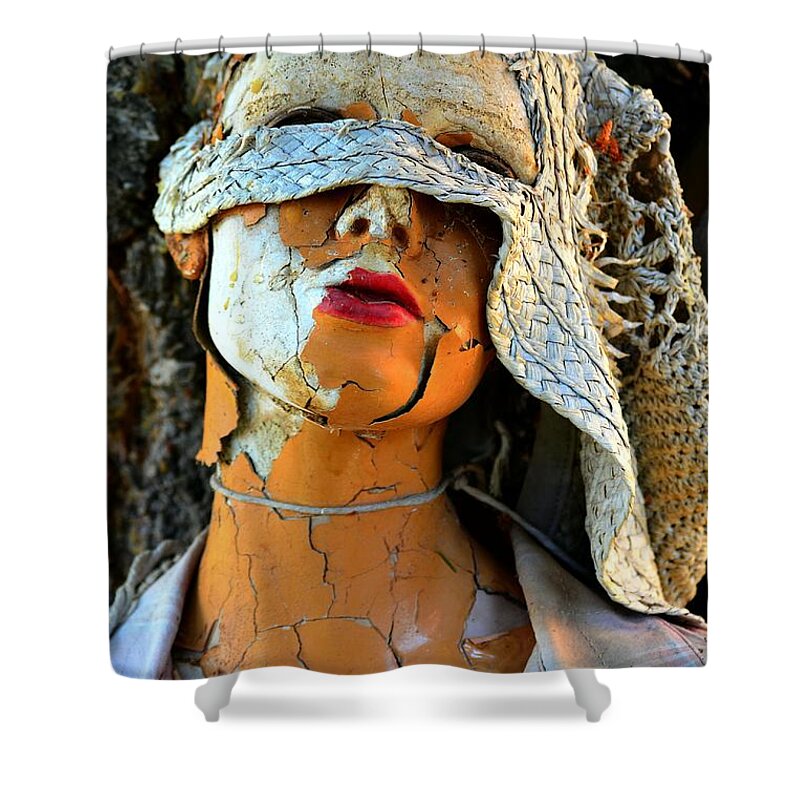Newel Hunter Shower Curtain featuring the photograph Irreversible by Newel Hunter