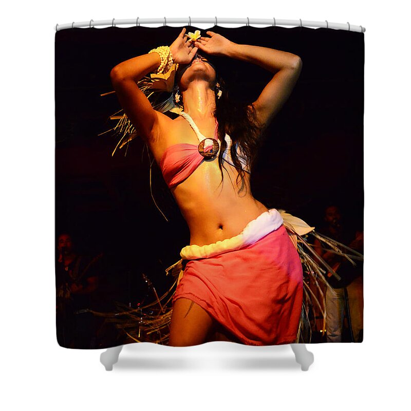 Easter Island Shower Curtain featuring the photograph Art Of The Dance Rapa Nui 3 by Bob Christopher