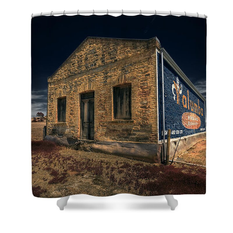 Country Shower Curtain featuring the photograph Isolation by Wayne Sherriff