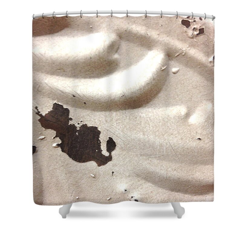 Pattern Shower Curtain featuring the photograph Ivory by M West