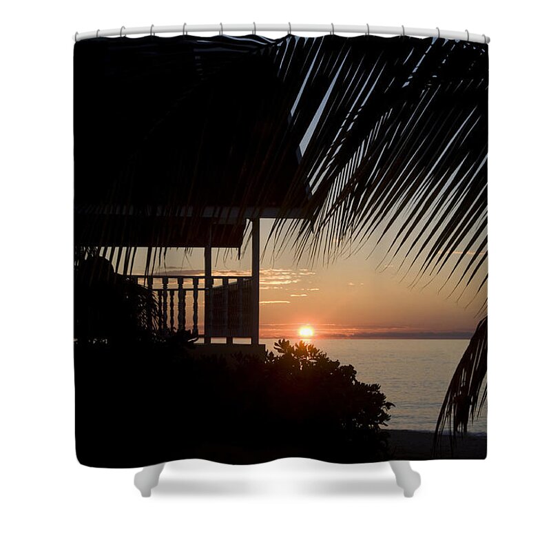 Sunset Shower Curtain featuring the photograph Jamaican Sunset by Robert Dann