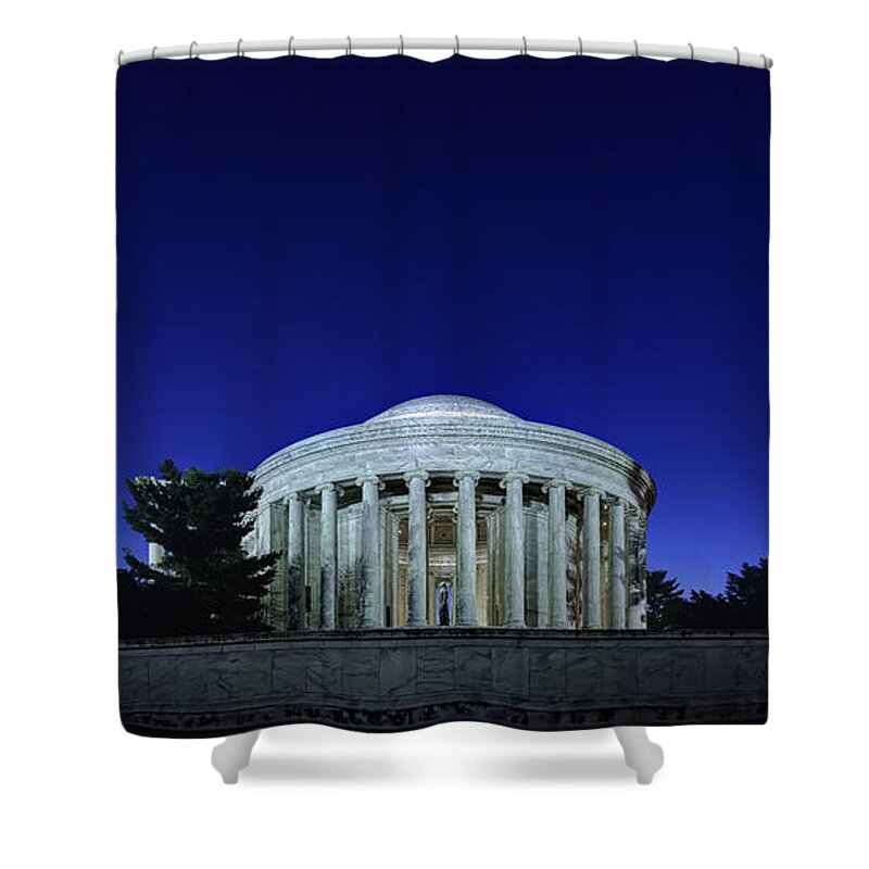 Metro Shower Curtain featuring the photograph Jefferson In The Morning by Metro DC Photography