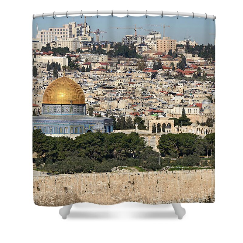 Arch Shower Curtain featuring the photograph Jerusalem by Madzia71