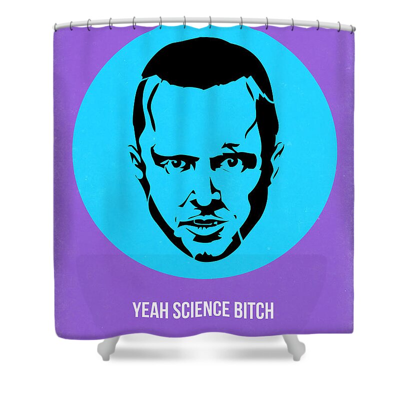 Breaking Bad Shower Curtain featuring the painting Jesse Breaking Bad Poster 1 by Naxart Studio