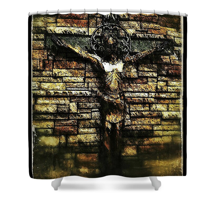 Church Shower Curtain featuring the photograph Jesus Coming Into View by Al Harden