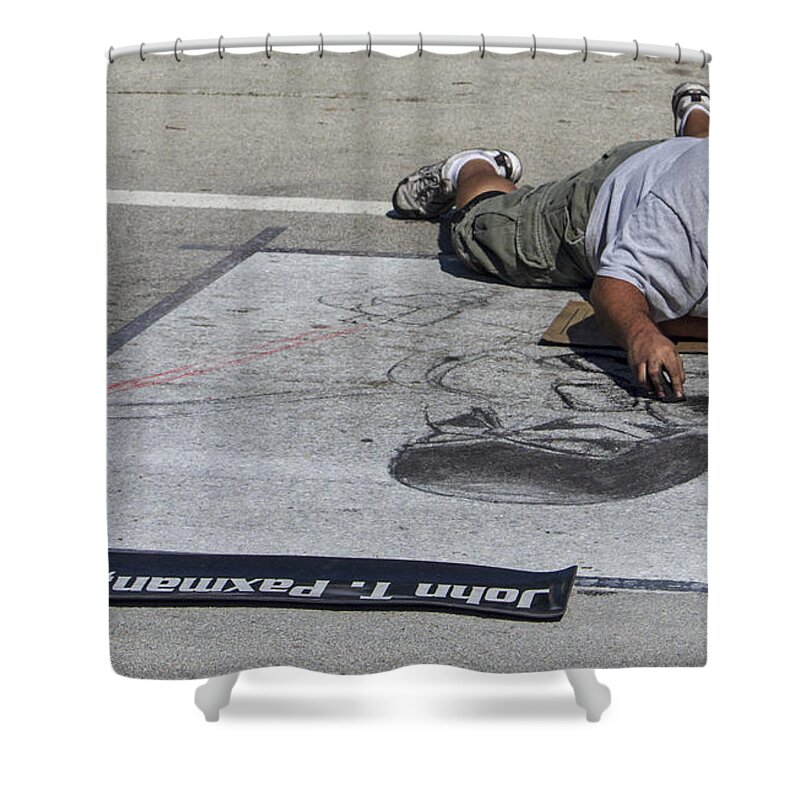 Festival Shower Curtain featuring the photograph John T Paxman PA by Debra and Dave Vanderlaan