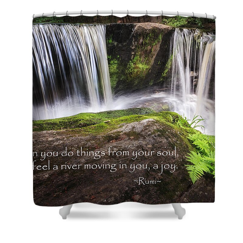 Rumi Shower Curtain featuring the photograph Joy by Bill Wakeley