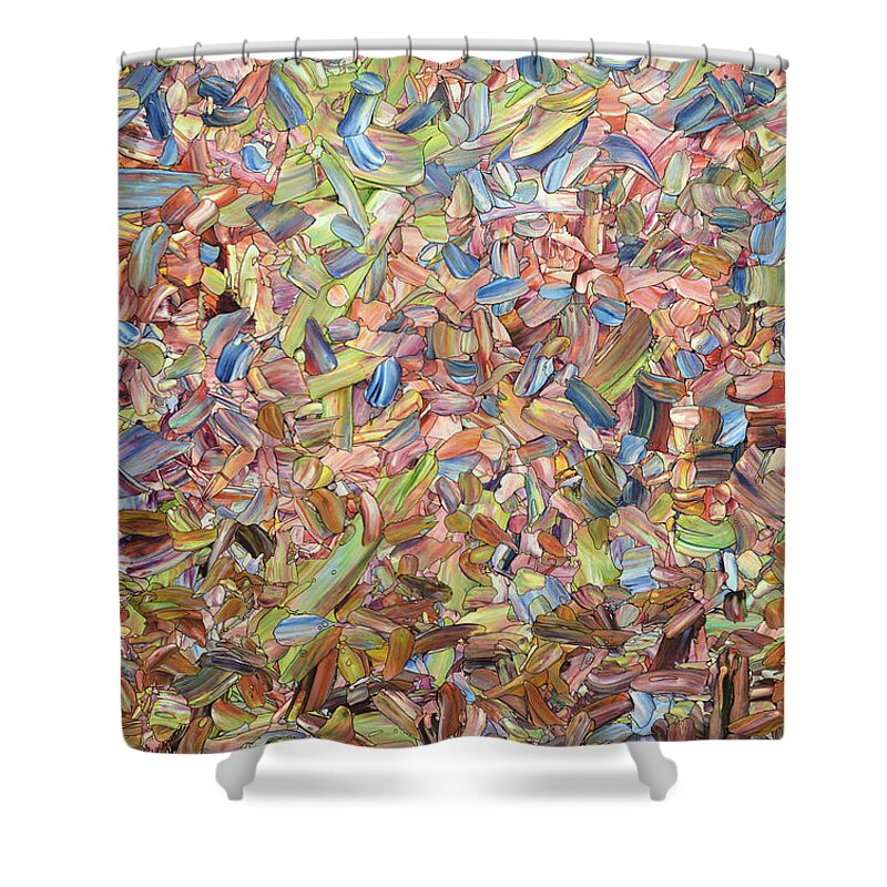 Summer Shower Curtain featuring the painting June by James W Johnson