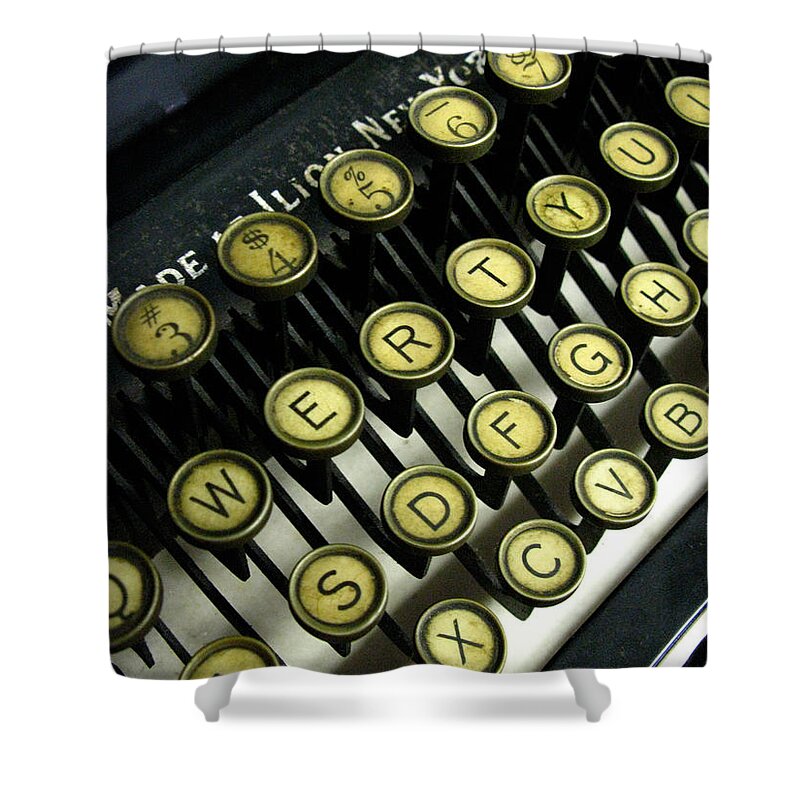 Just My Type Shower Curtain featuring the photograph Just My Type by Randi Kuhne