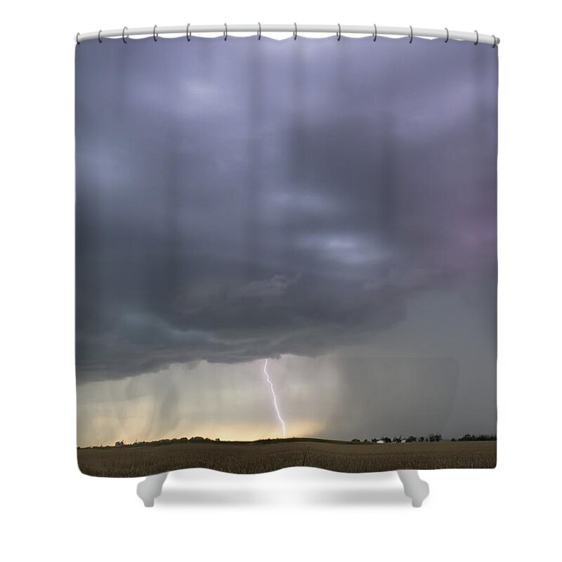 Kansas Shower Curtain featuring the photograph Kansas Thunderstorm by Rob Graham