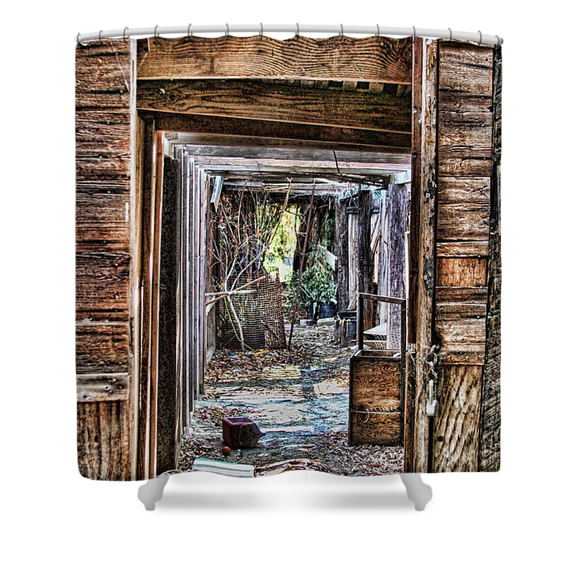 Keep Out Shower Curtain featuring the photograph Keep Out By Diana Sainz by Diana Raquel Sainz