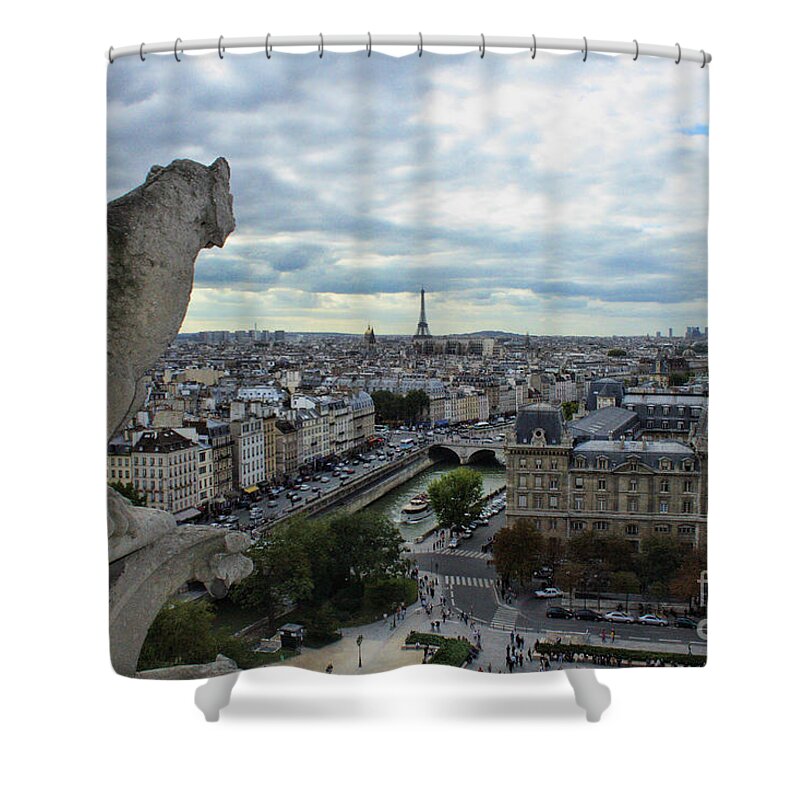 Europe Shower Curtain featuring the photograph Keeping Watch by Crystal Nederman