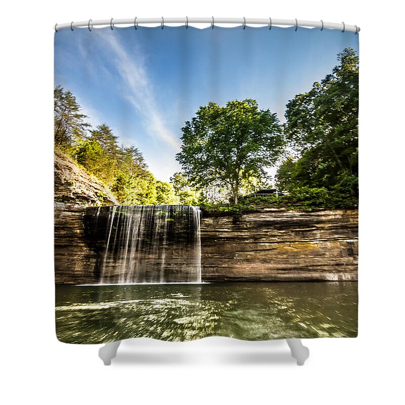 76 Falls Shower Curtain featuring the photograph Kentucky - 76 Falls by Ron Pate