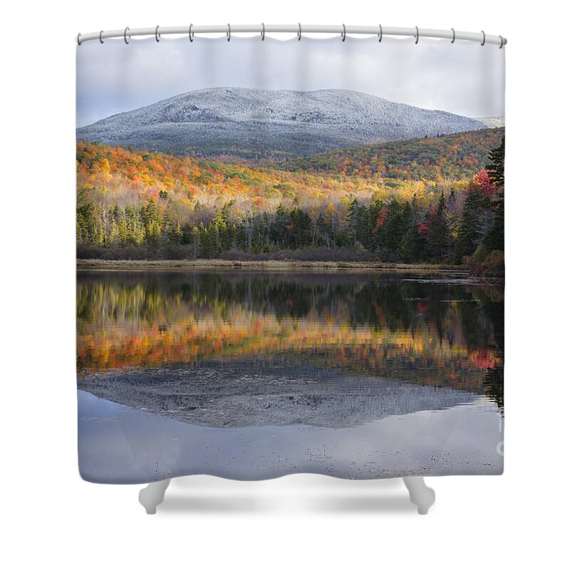 Autumn Shower Curtain featuring the photograph Kiah Pond - Sandwich New Hampshire by Erin Paul Donovan