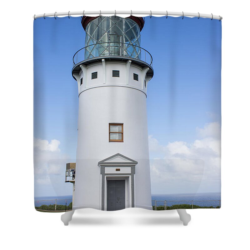 Kilauea Shower Curtain featuring the photograph Kilauea Lighthouse by Suzanne Luft
