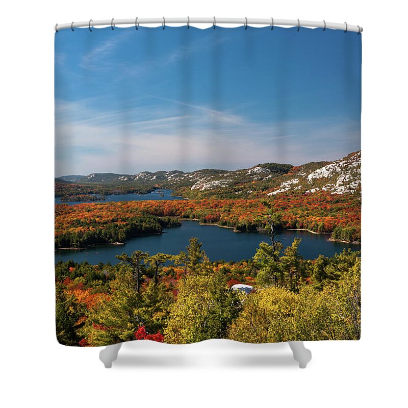 Tranquility Shower Curtain featuring the photograph Killarney Provincial Park by Mike Wieclawek