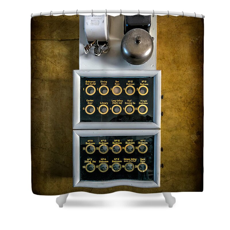 Victorian Butler Shower Curtain featuring the photograph King Calling by Adrian Evans