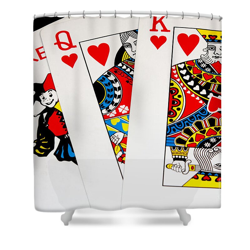 King Queen Joker Shower Curtain For Sale By Gunter Nezhoda