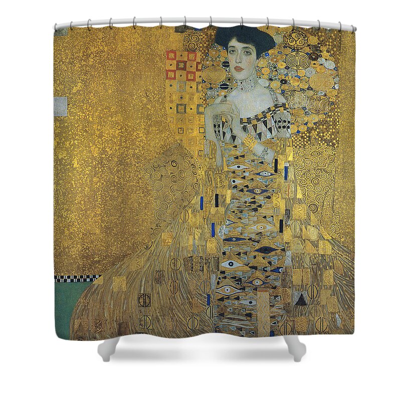 1907 Shower Curtain featuring the painting Klimt Adele Bloch-bauer by Granger