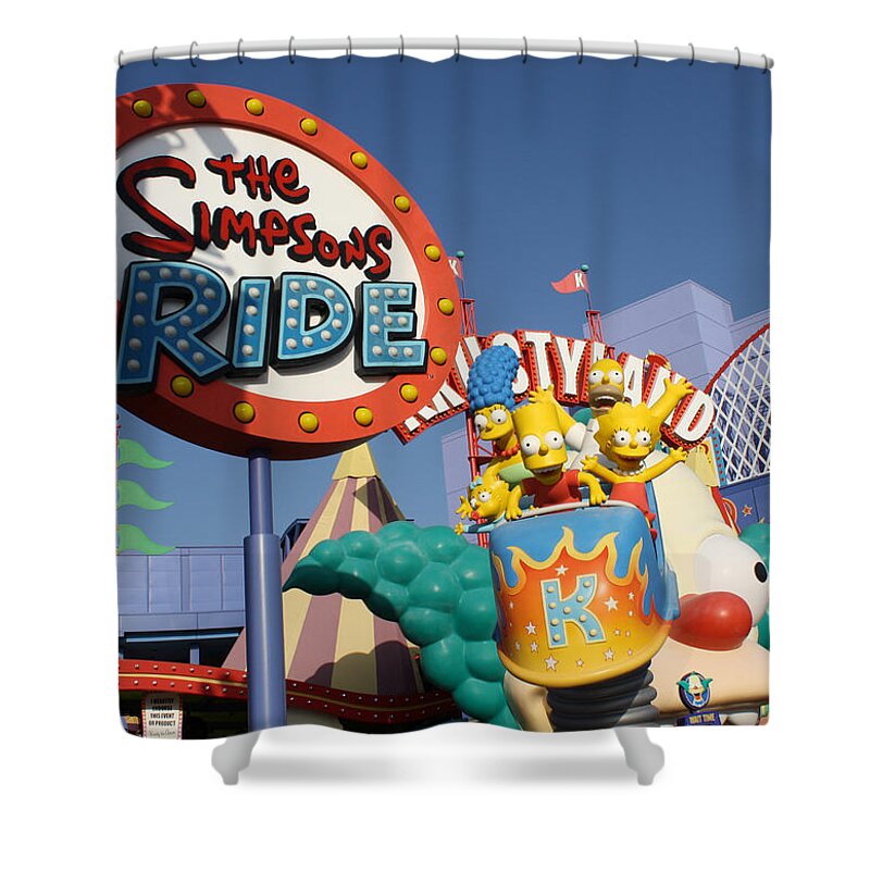 Krusty The Clown Shower Curtains