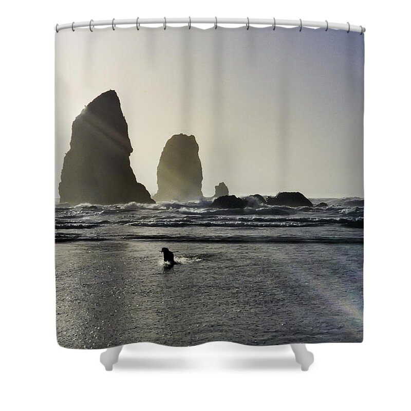 susan Molnar Shower Curtain featuring the photograph Lady Jessica Of The Great Northwest by Susan Molnar