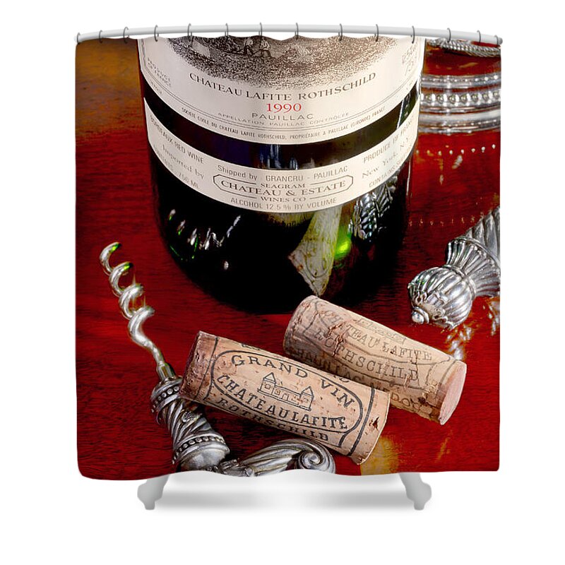 Chateau Lafite Shower Curtain featuring the photograph Lafite by Jon Neidert