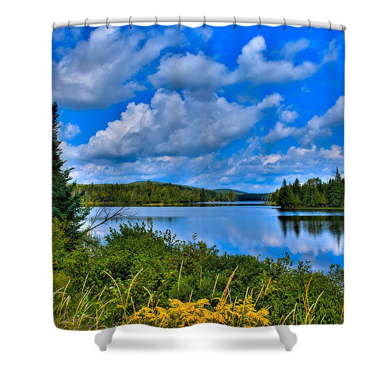 Lake Abanakee Shower Curtain featuring the photograph Lake Abanakee - Indian Lake New York by David Patterson
