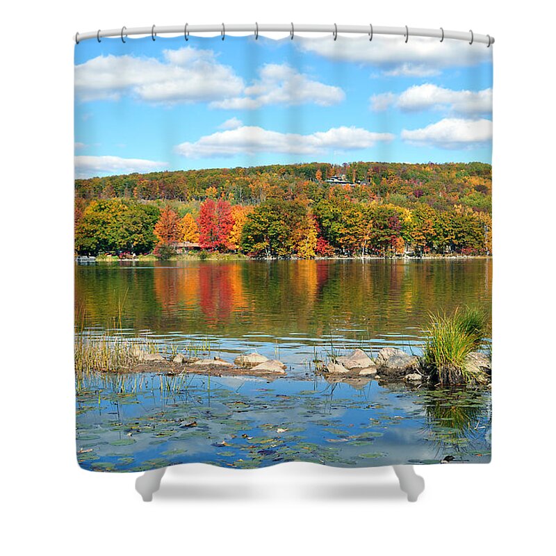 Lake Antoine Shower Curtain featuring the photograph Lake Antoine by Gwen Gibson