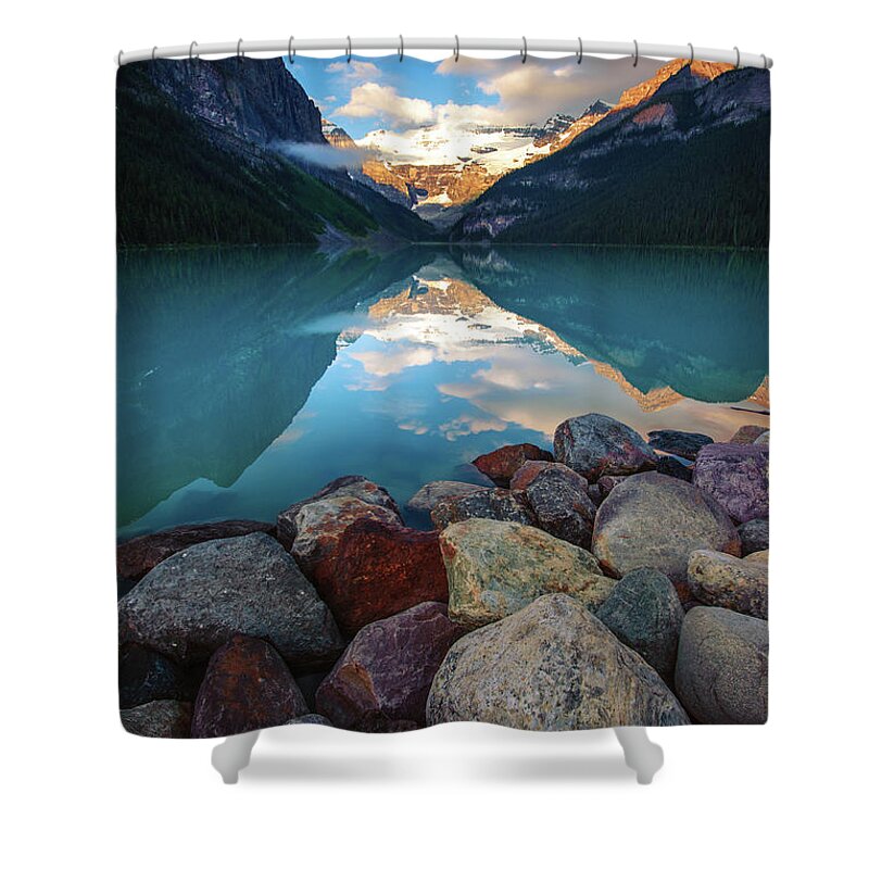 Scenics Shower Curtain featuring the photograph Lake Louise by Piriya Photography
