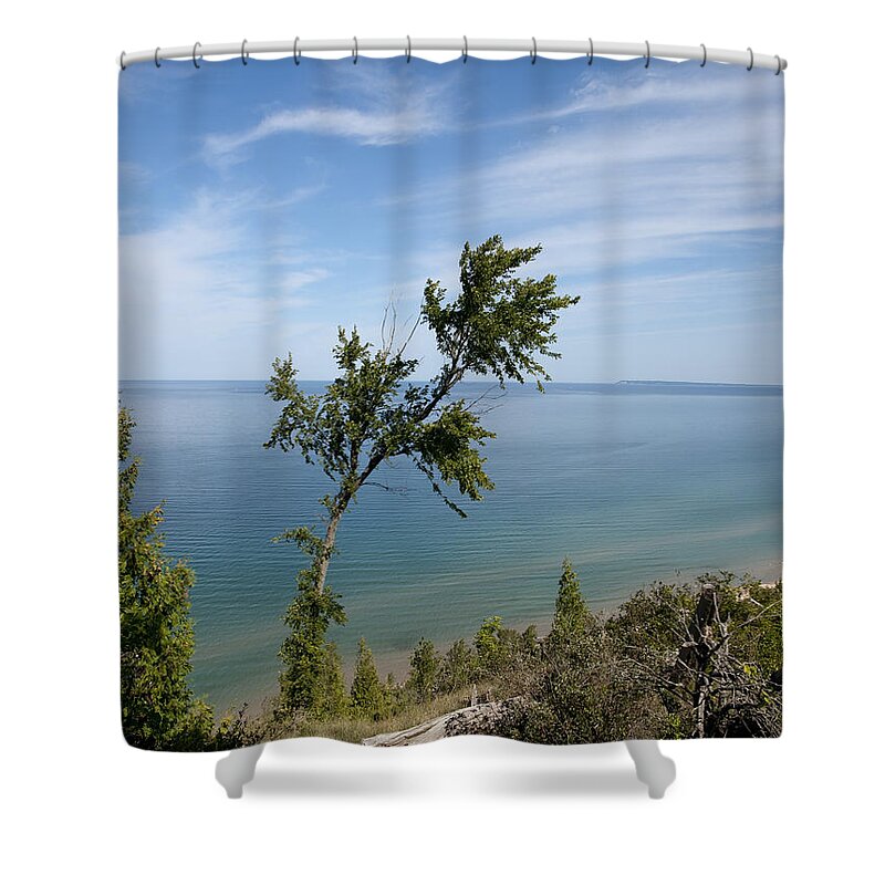 Beach Shower Curtain featuring the photograph Lake Michigan by Tara Lynn