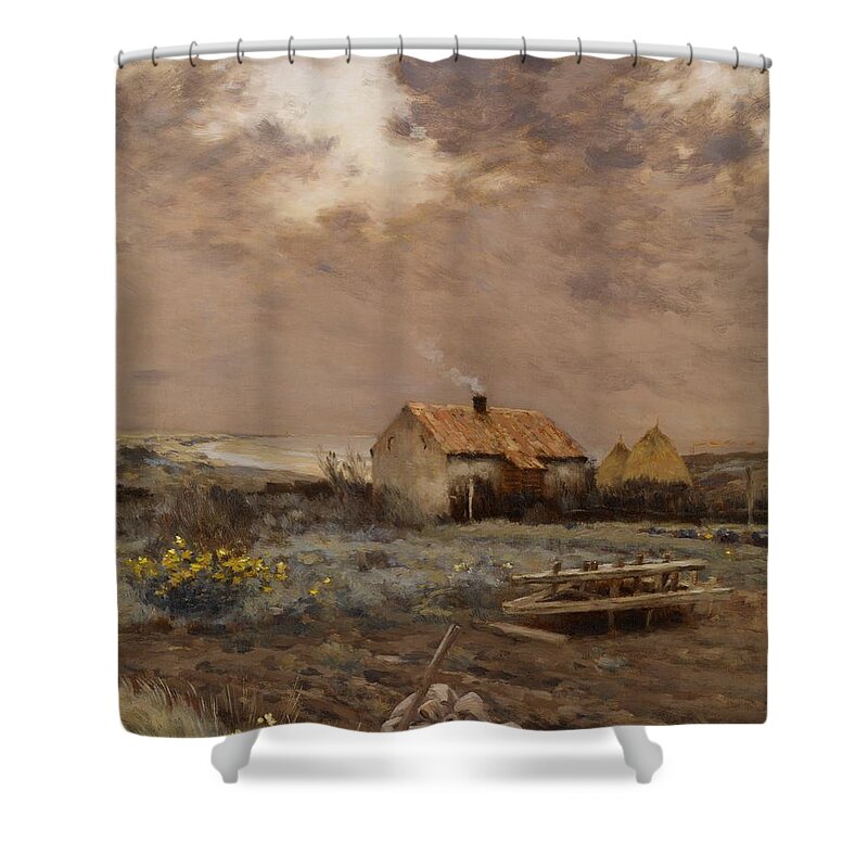 Land Shower Curtain featuring the painting Landscape by Jean Charles Cazin