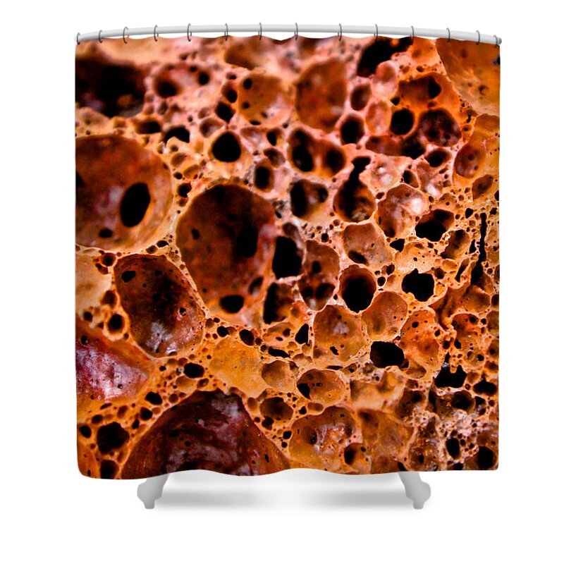 Craters Shower Curtain featuring the photograph Lava Rock by Joel Loftus