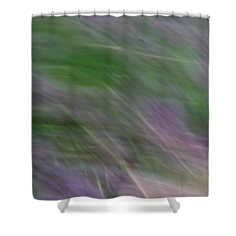 Lavender Shower Curtain featuring the photograph Lavendar Fields by Carolyn Jacob