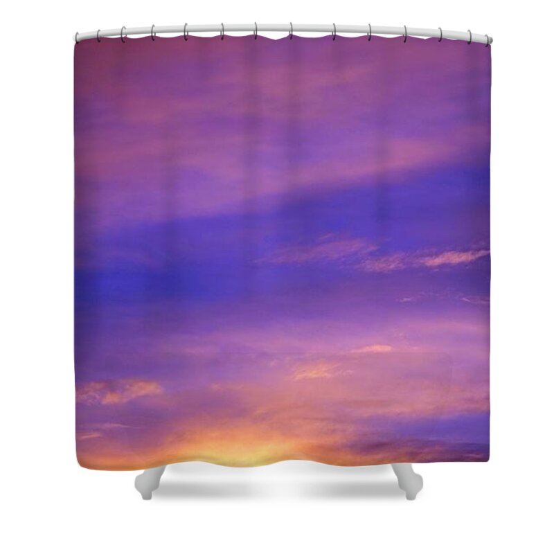 Sunrise Shower Curtain featuring the photograph Lavender Sunrise by Sue Halstenberg
