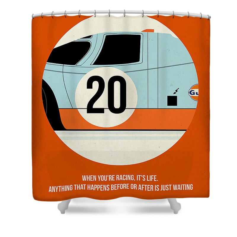 Le Mans Shower Curtains