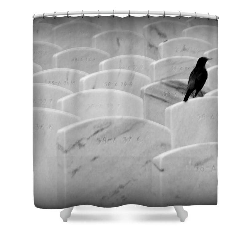 Grave Shower Curtain featuring the photograph Leavenworth by Lynn Sprowl