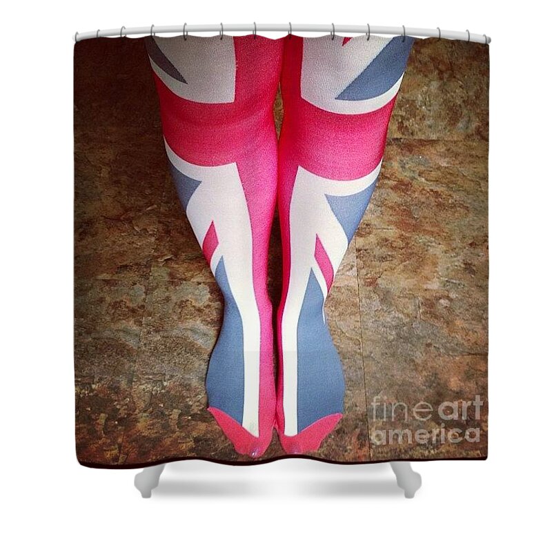 Legs Shower Curtain featuring the photograph Legs by Denise Railey