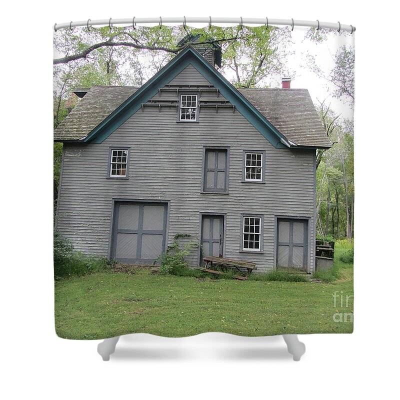 Architecture Shower Curtain featuring the photograph Letting The Days Go By by Susan Carella