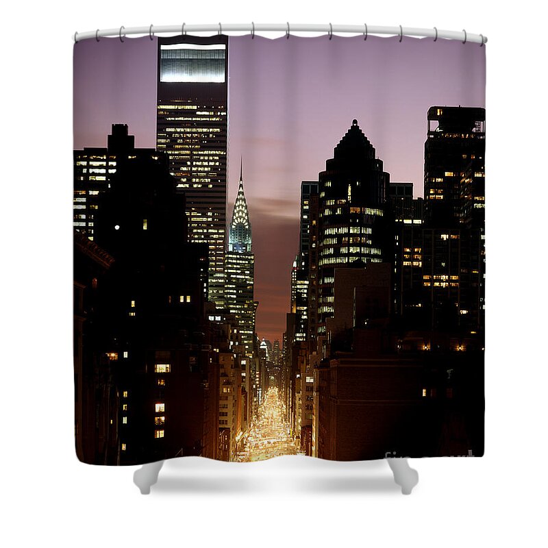 Lexington Avenue Shower Curtain featuring the photograph Lexington Avenue, New York City by Rafael Macia