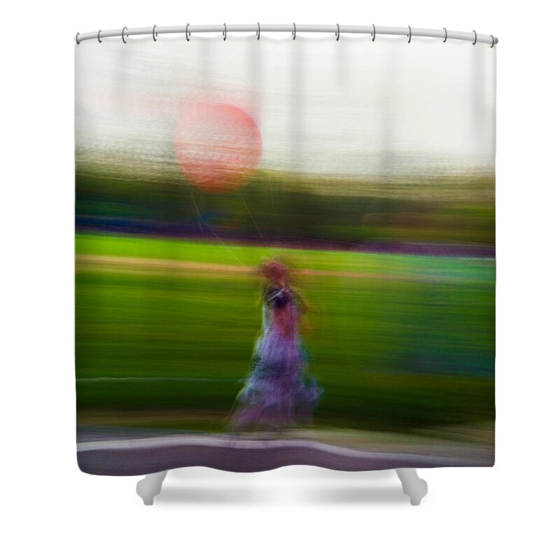 Impressionist Shower Curtain featuring the photograph Lighter than Air by Alex Lapidus