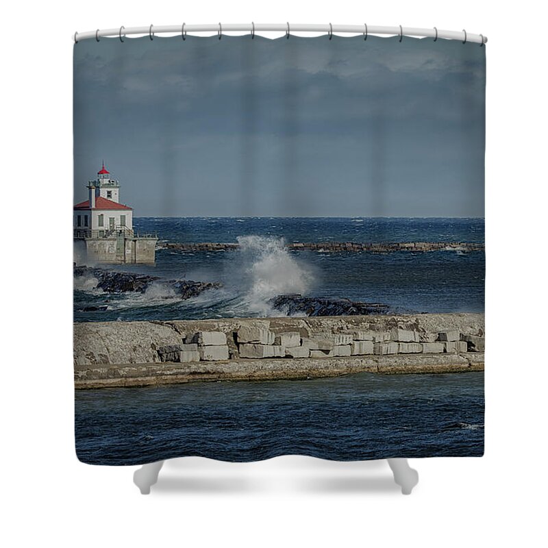 Lighthouse Shower Curtain featuring the photograph Lighthouse by Everet Regal