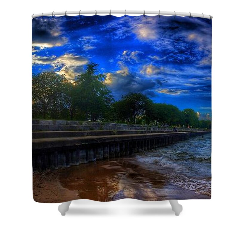 Chicago Shower Curtain featuring the photograph Lincoln Park Sunset by Nick Heap