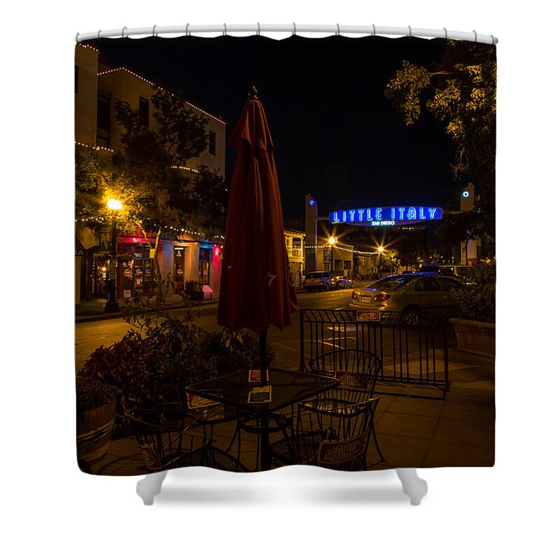 Italy Shower Curtain featuring the photograph Little Italy by John Daly