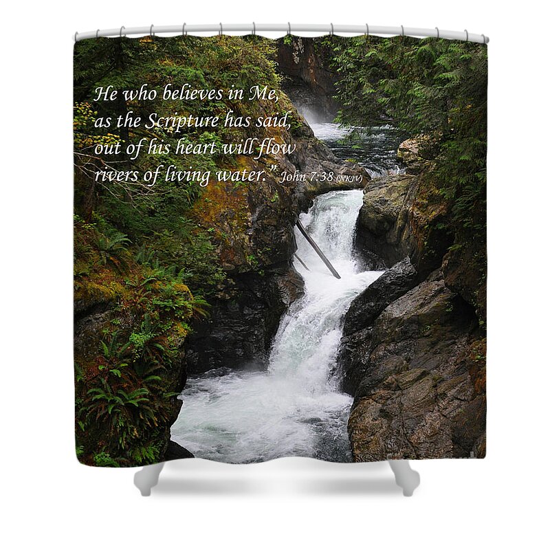 Photograph Shower Curtain featuring the photograph Living Water by Kirt Tisdale